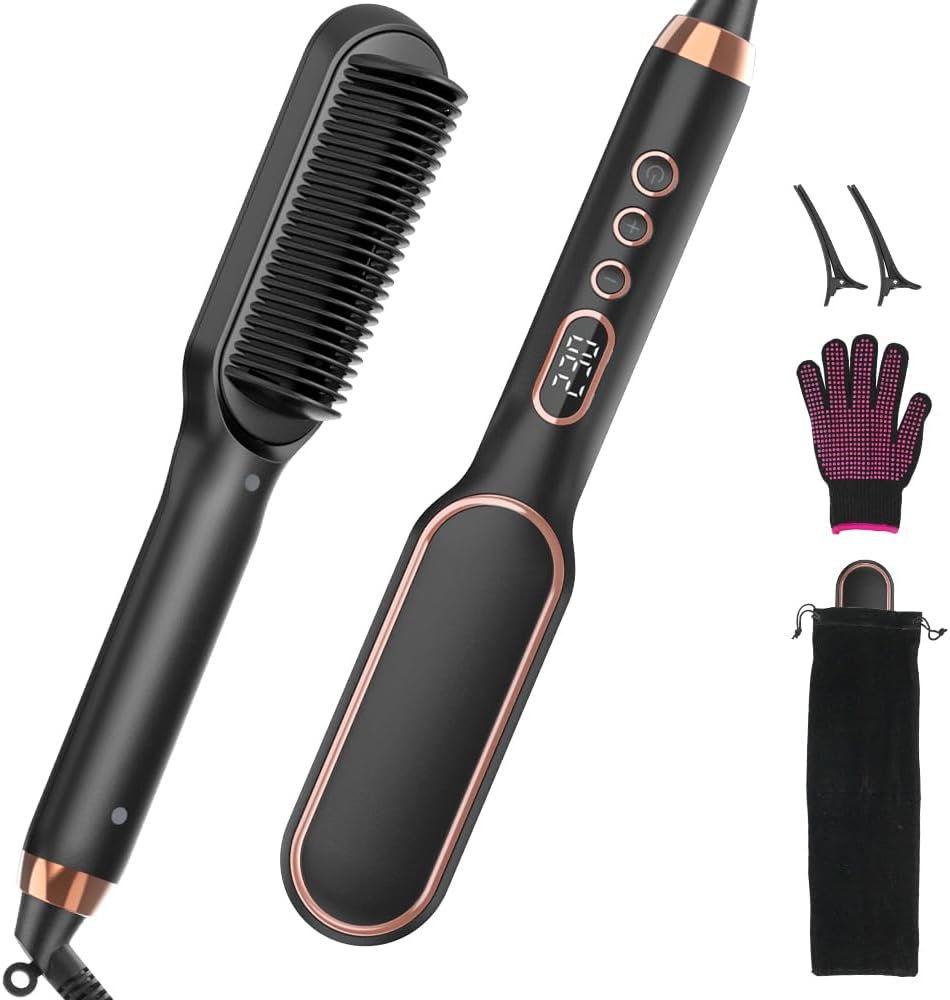 TOOLUXE Hair Straightener Brush