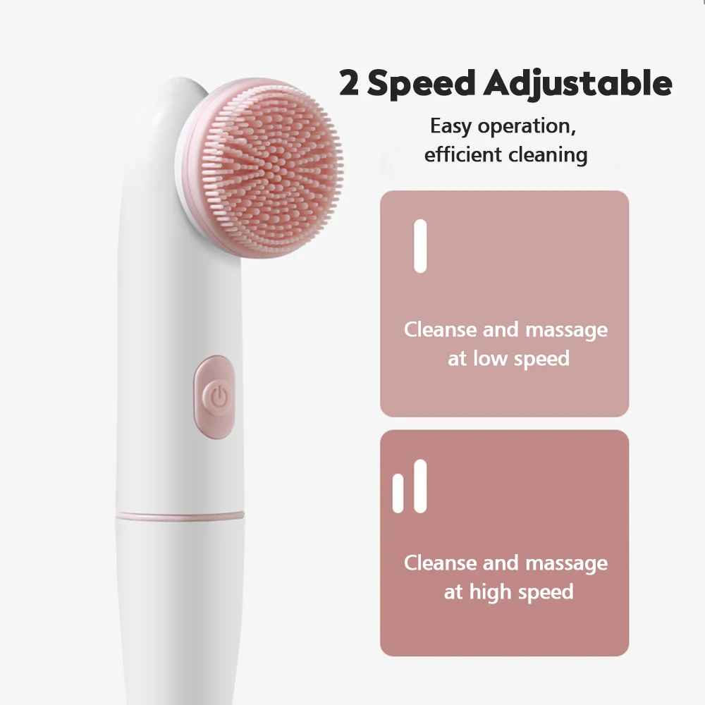 2-in-1 Electric Facial Cleansing Brush