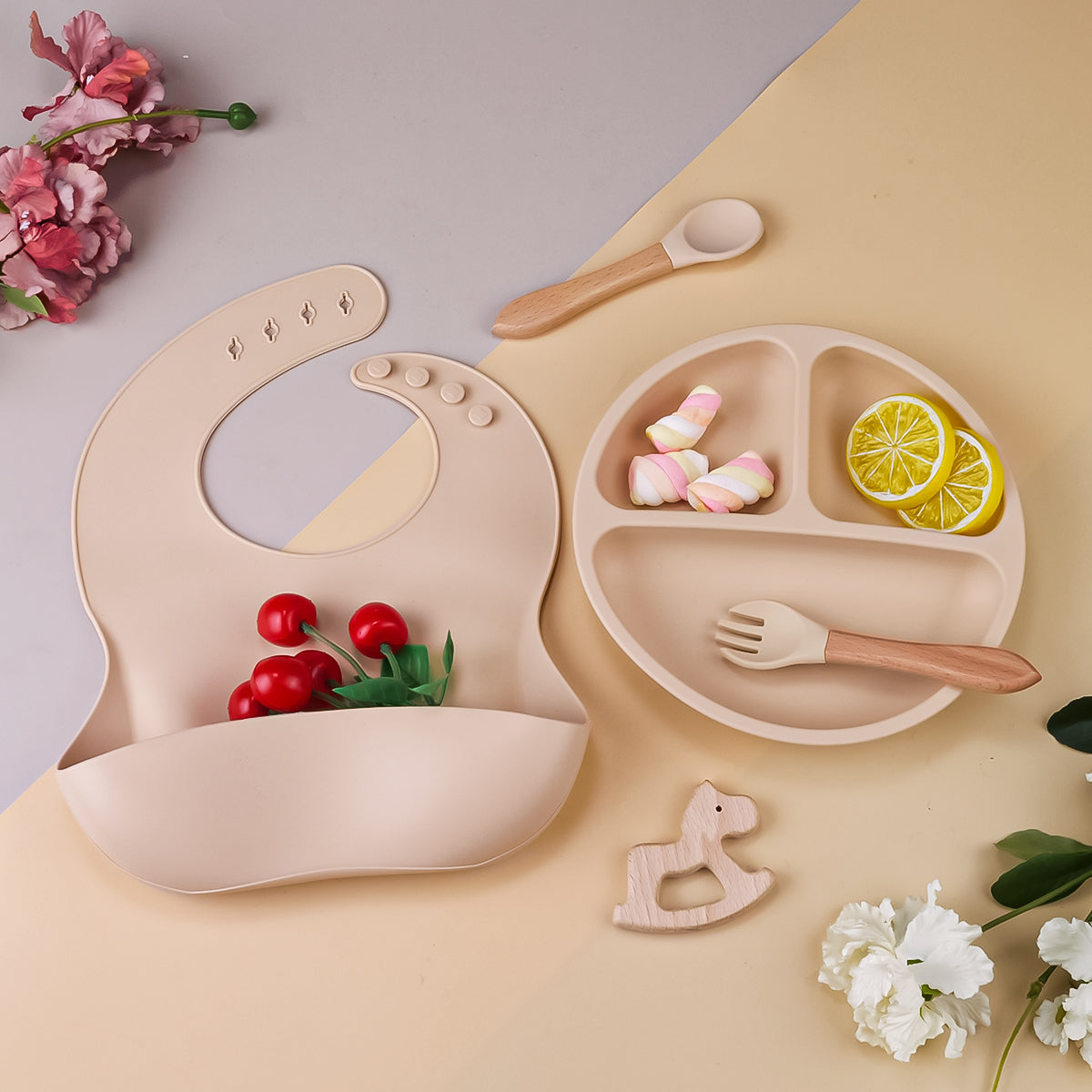 Premium Silicone Plates (Set of 4)