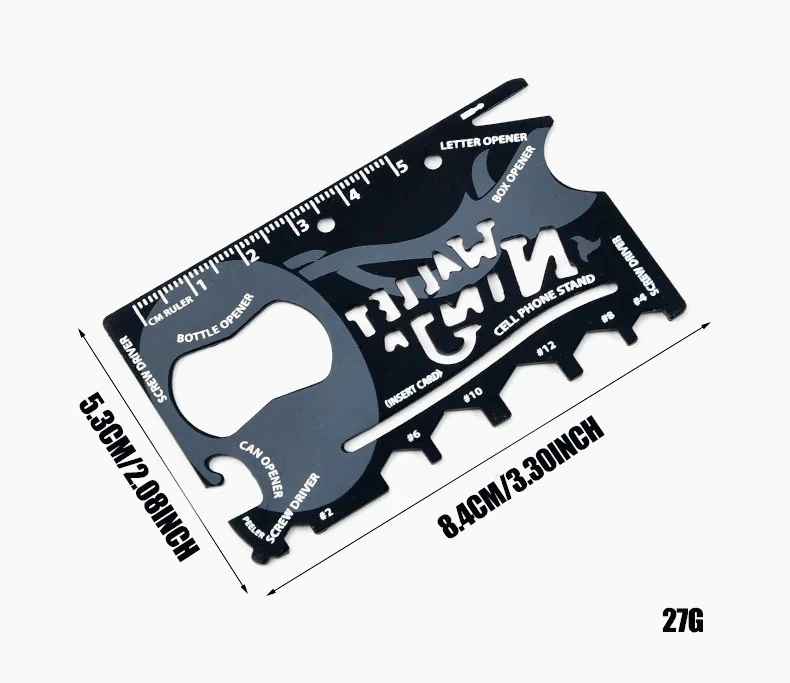 18-in-1 Credit Card Multi-Tool