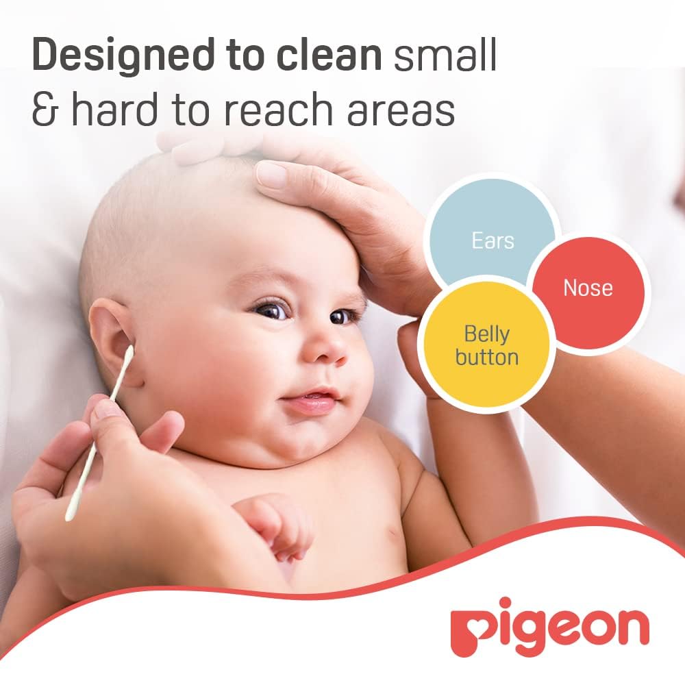 PIGEON COTTON SWAB THICK 200PCS