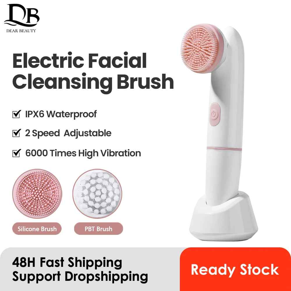 2-in-1 Electric Facial Cleansing Brush