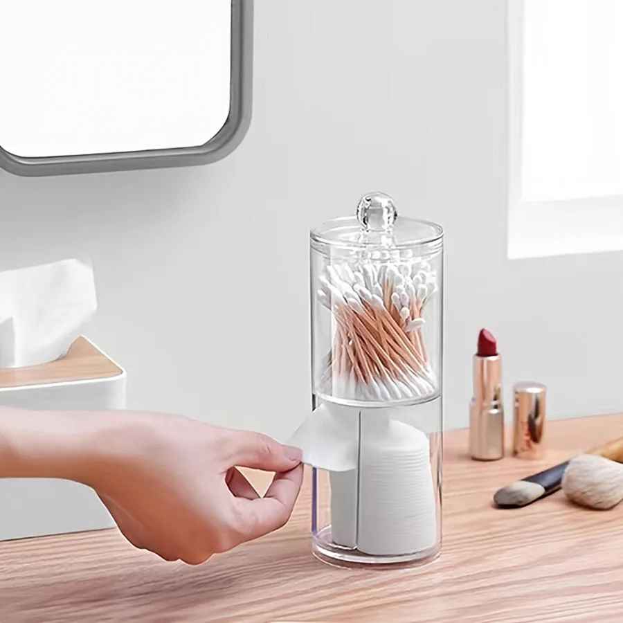 2-in-1 Stackable Cotton Pad Holder