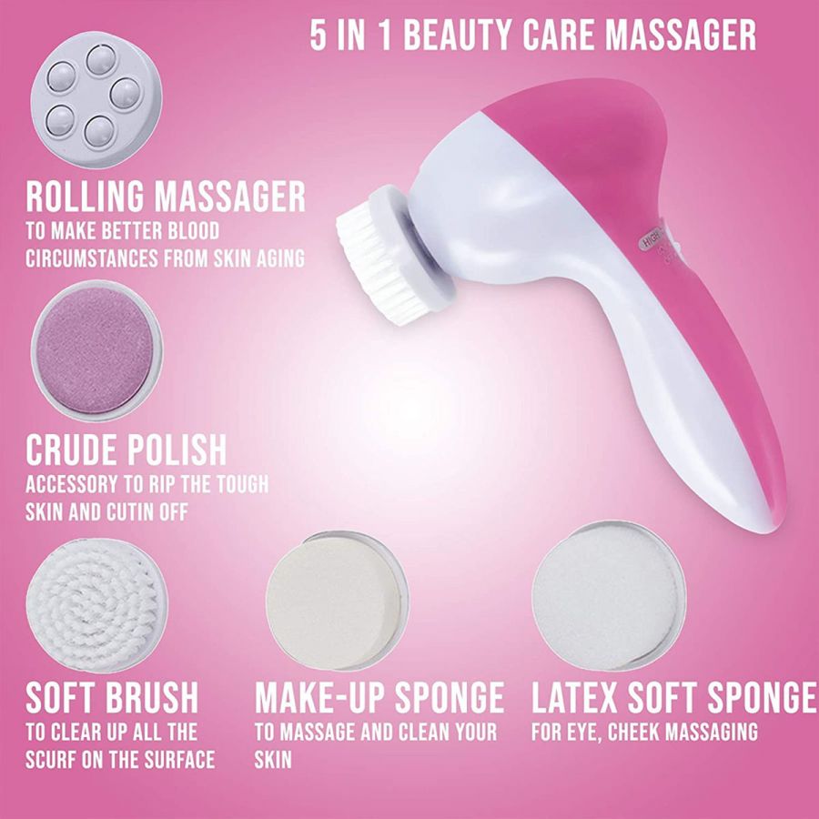 Kemei 5-in-1 Facial Massager