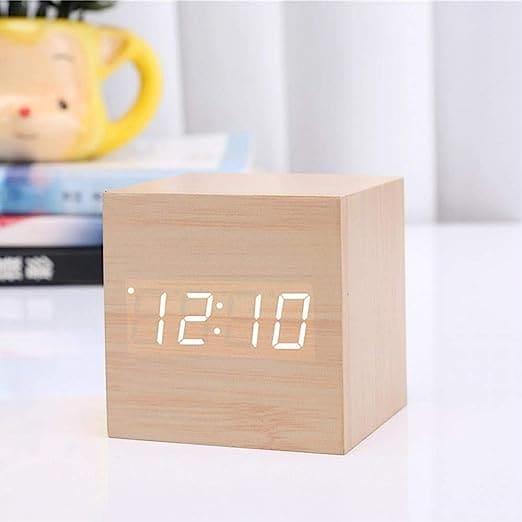 Wooden Led Smart Alarm Clock