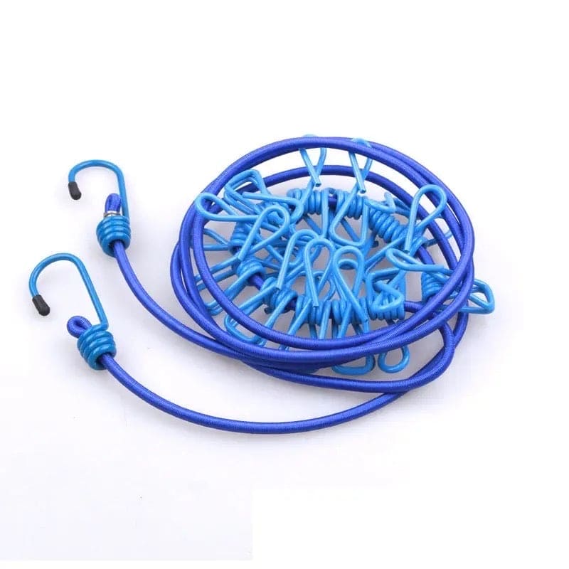 12-Clip Elastic Laundry Rope