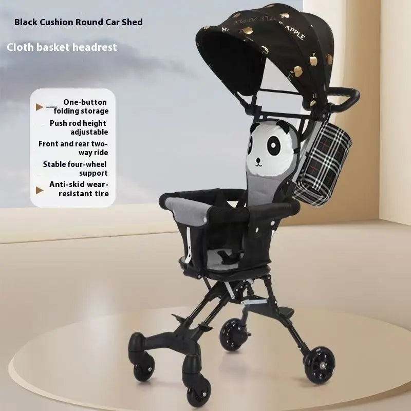 Simple Lightweight Steel Baby Stroller