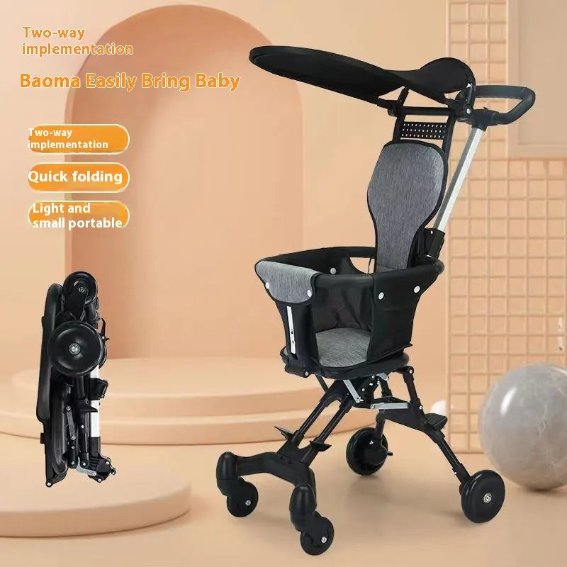Simple Lightweight Steel Baby Stroller