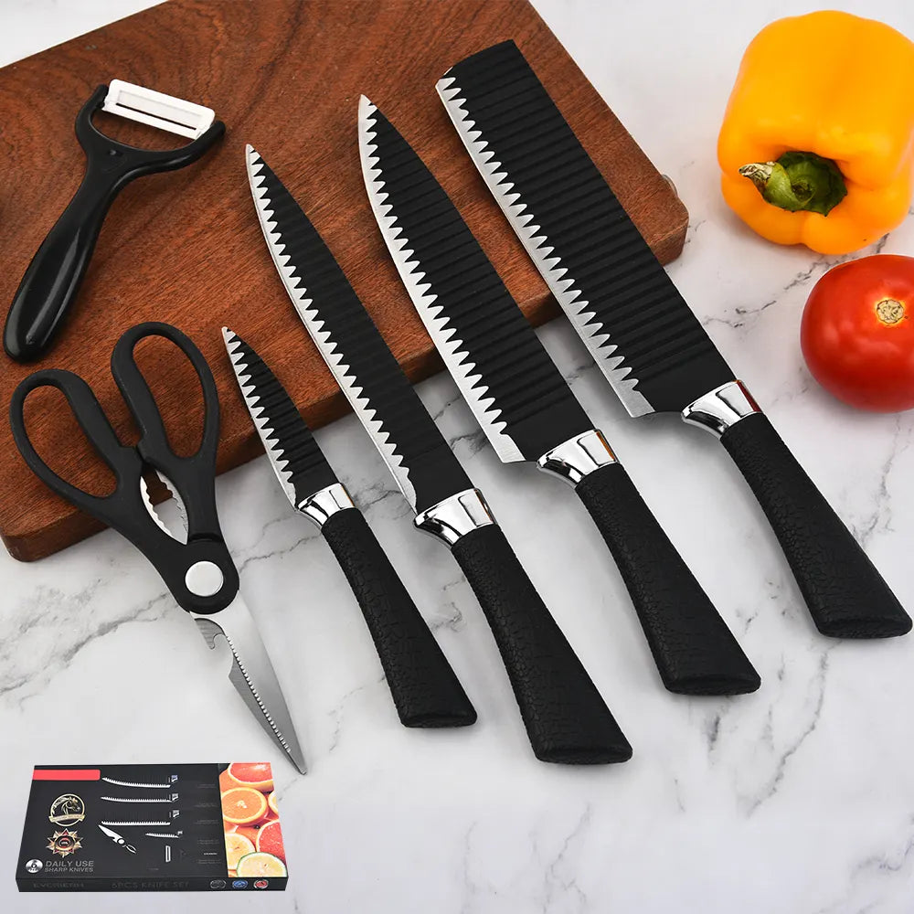 6-Piece Premium Kitchen Knife Set