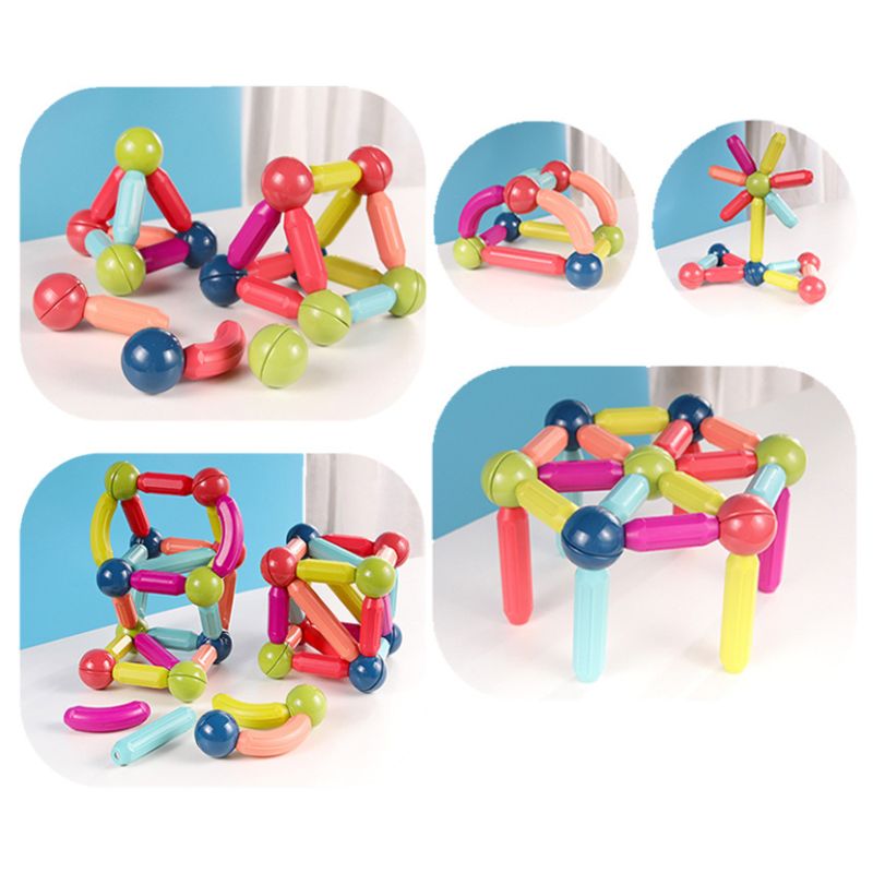 Magnetic Stick Toy Building Blocks Set for Kids