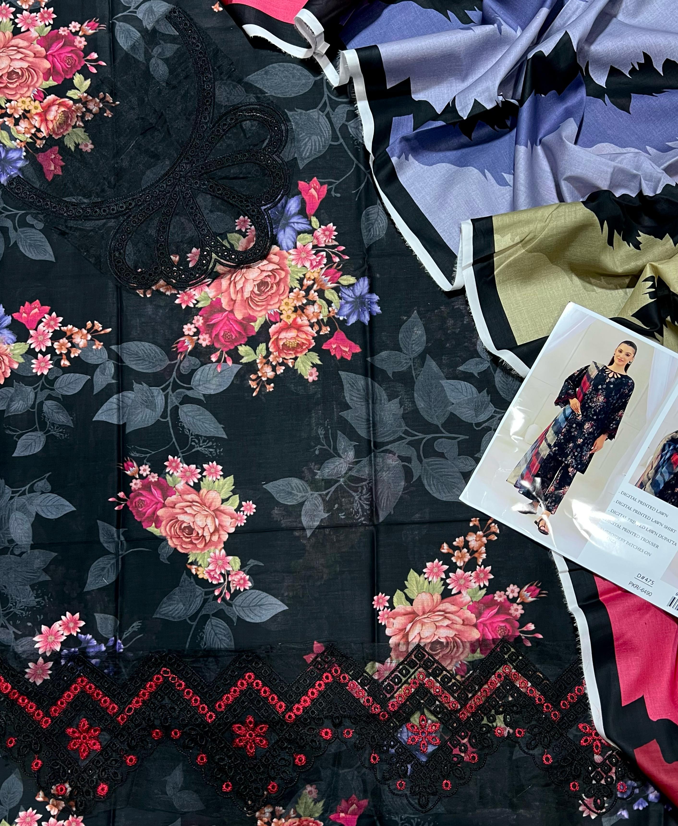 Elaf Chikankari Lawn Dress