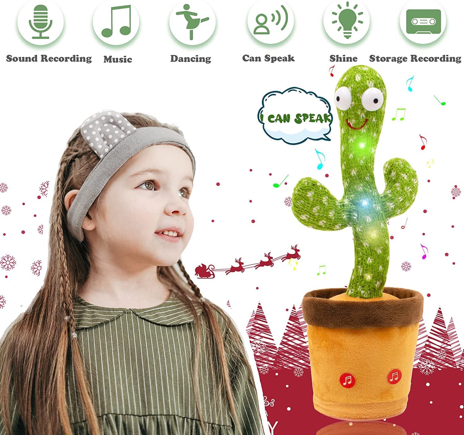 Dancing Talking Cactus Toy