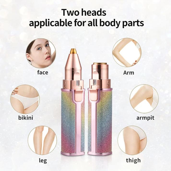 2-in-1 Facial Hair Remover & Eyebrow Trimmer