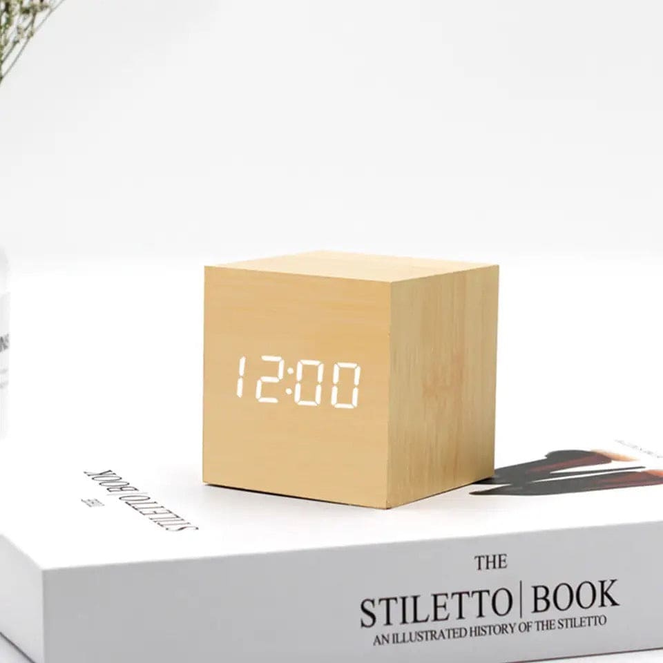 Wooden Led Smart Alarm Clock