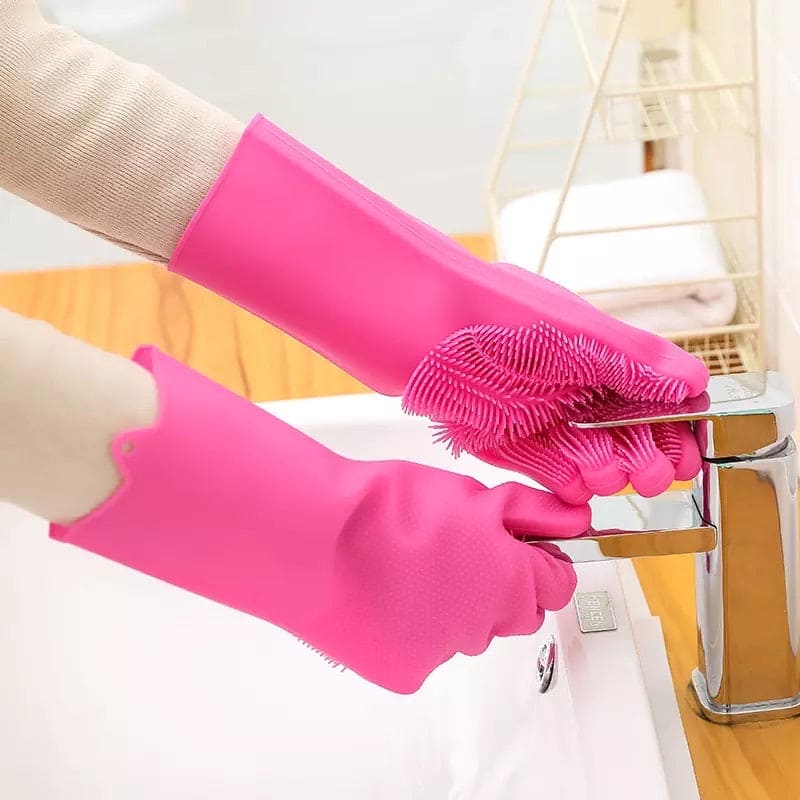 Silicone Washing Gloves