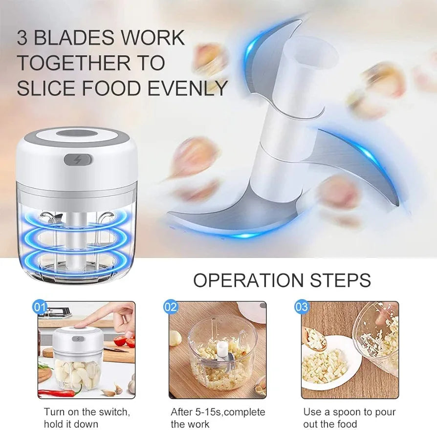 Mini Electric Garlic Chopper