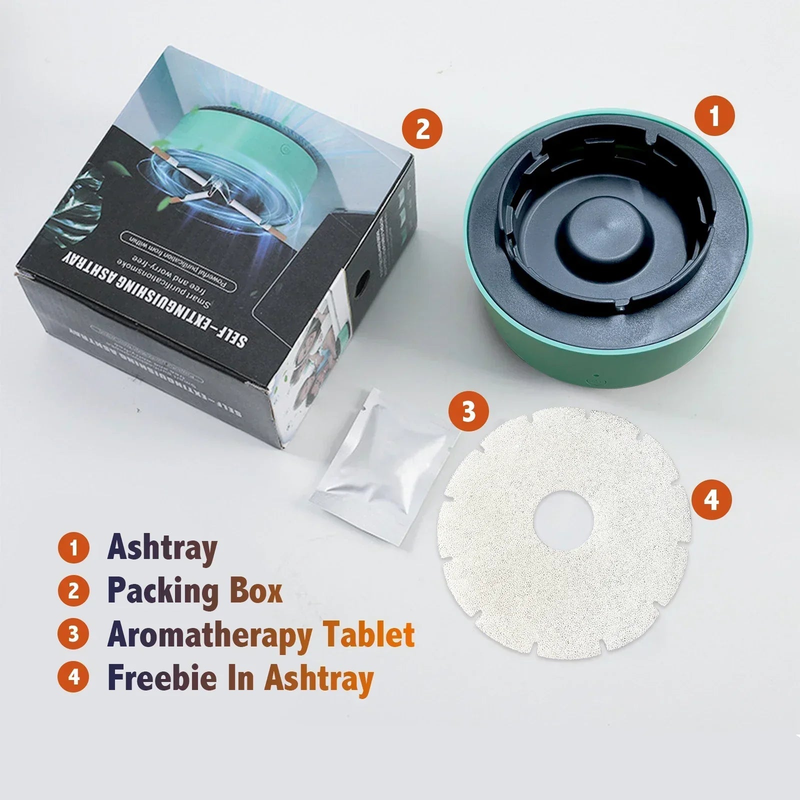 Smart Self-Extinguishing Ashtray