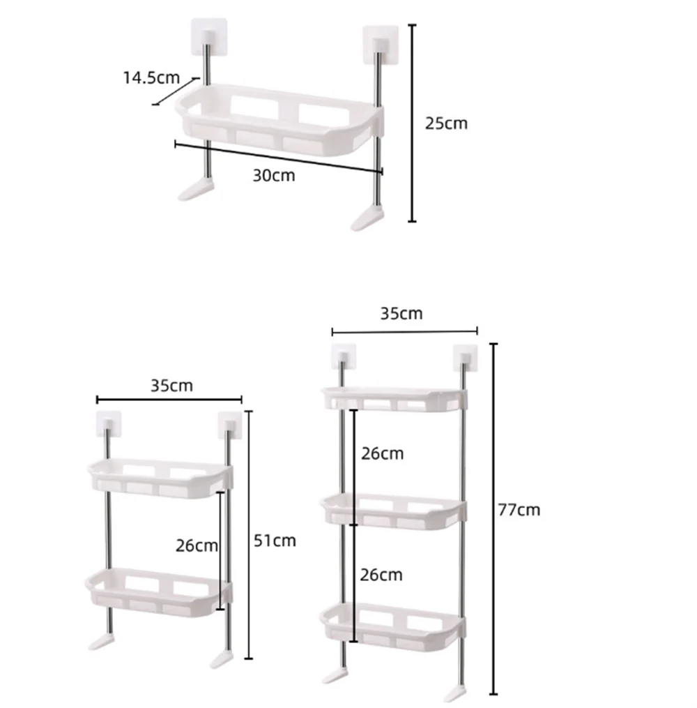 Over the Commode 3-Tier Storage